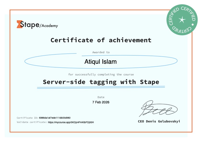 Server-side Tagging with Stape